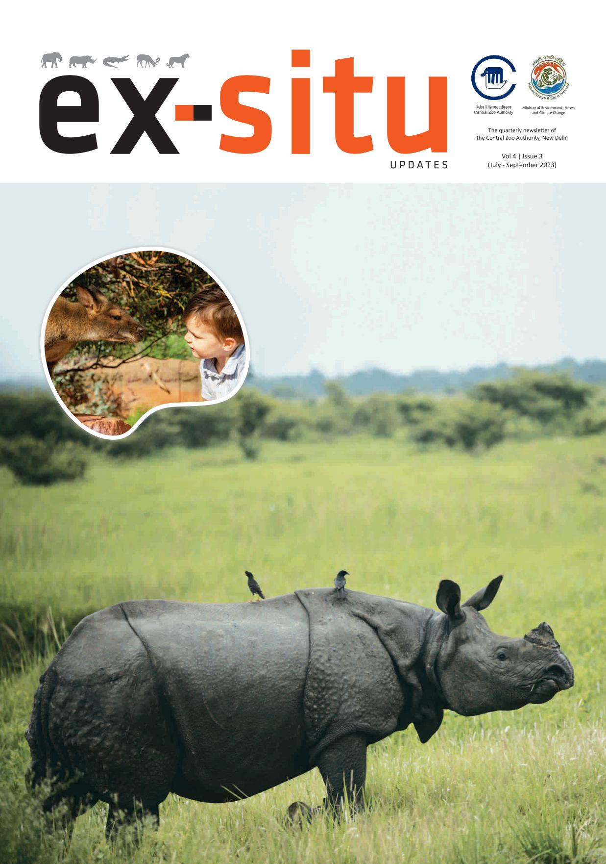 Ex-situ Updates Vol 4 Issue 3 (July - September, 2023) - CZA Quarterly Newsletter